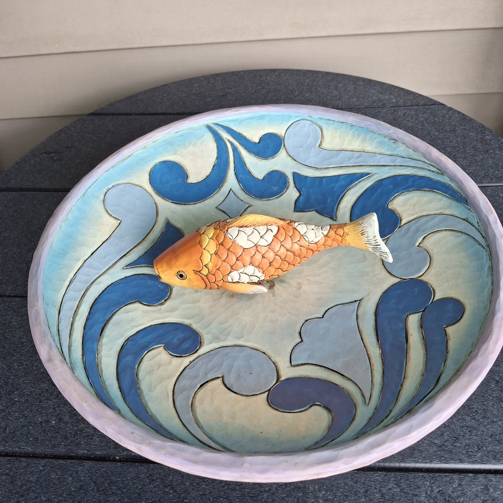 Jim Shore Birdbath